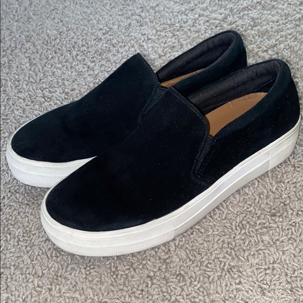 black steve madden slip on sneaker